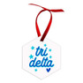 Printify Holiday Hexagon Sorority Ornament 