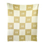Sorority Shop Alpha Phi Acrylic Checkerboard Beige Throw Blankets 