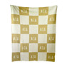 Sorority Shop Alpha Xi Delta Acrylic Checkerboard Beige Throw Blankets 