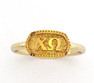 Chic Greek- Shawn Paul Chi Omega Athena Oval Adjustable Ring 