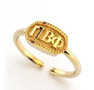 Chic Greek- Shawn Paul Pi Beta Phi Athena Oval Adjustable Ring 