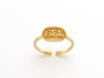 Chic Greek- Shawn Paul Sigma Sigma Sigma Athena Oval Adjustable Ring 