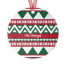  Chi Omega Tribal Pattern Christmas Ornaments 