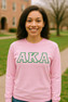  Alpha Kappa Alpha - 2 Day Ship Twill Long Sleeve Tee 