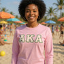 Alpha Kappa Alpha - 2 Day Ship Twill Long Sleeve Tee