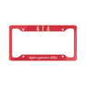  Alpha Gamma Delta Script License Plate Frames 