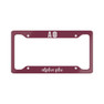 Alpha Phi Script License Plate Frames
