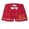  Sorority Flannel Plaid Short- PJ's 