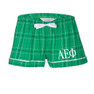  Sorority Flannel Plaid Short- PJ's 