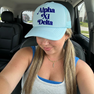 Alpha Xi Delta New Trucker Caps