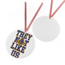 They Not Like Us Mason Oval Christmas Ornaments 