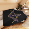  Mason Square & Compass Sherpa Blanket 