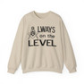  Always On The Level Mason Crewneck Sweatshirts 