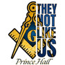  Mason / Freemason They Not Like Us - Prince Hall Decal Sticker 