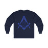  Mason Skull Square and Compass Long Sleeve T-Shirt 