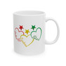  Three Hearts Order Of Eastern Star OES Coffee Mugs 