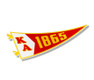  Fraternity Pennant Sticker 