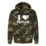  I Love Theta Phi Alpha Camo Hoodie Sweatshirt 
