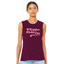 Printify Sorority Tail Heart Bella + Canvas Muscle Tank 