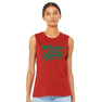 Printify Sorority Tail Heart Bella + Canvas Muscle Tank 
