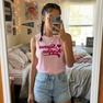 Sorority Tail Heart Bella + Canvas Muscle Tank