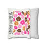  Gamma Phi Beta Flowers Square Pillowcase 