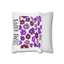  Sigma Kappa Flowers Square Pillowcase 