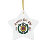 Omega Psi Phi Ceramic Ornaments, 3 Shapes To Choose From