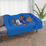 Alpha Delta Pi Teddy Bear Sherpa Blanket - Giant Size!