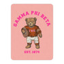 Gamma Phi Beta Teddy Bear Sherpa Blanket - Giant Size!