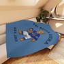 Phi Sigma Sigma Teddy Bear Sherpa Blanket - Giant Size!