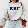  Kappa Kappa Gamma - 2 Day Ship Twill Crewneck Sweatshirt 