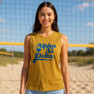 Alpha Xi Delta Tail Heart Bella + Canvas Muscle Tank