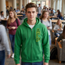 Alpha Gamma Rho Heavy Full Zip Hoodie - 3" Letters