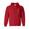  Kappa Sigma Heavy Full Zip Hoodie - 3" Letters 