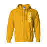  Pi Kappa Phi Heavy Full Zip Hoodie - 3" Letters 
