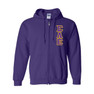  Sigma Alpha Epsilon Heavy Full Zip Hoodie - 3" Letters 
