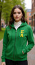Sigma Alpha Heavy Full Zip Hoodie - 3" Letters