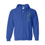  Sigma Gamma Rho Heavy Full Zip Hoodie - 3" Letters 