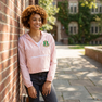Alpha Kappa Alpha Quarter-Zip Pullover Crop Windbreaker