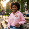 Alpha Kappa Alpha Half Zip Hooded Jacket