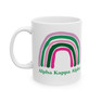 Alpha Kappa Alpha Rainbow Coffee Mugs