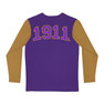  Omega Psi Phi Color Block 1911 Long Sleeve Shirt 