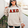 Super Heavyweight "The Heavy" Alpha Chi Omega Lettered Greek Hoodie