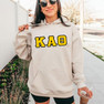 Super Heavyweight "The Heavy" Kappa Alpha Theta Lettered Greek Hoodie