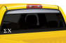  2" Greek Letter Window Sticker Decal 