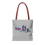 Moms Run This Town Black Handle Tote Bag