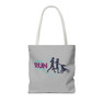 Moms Run This Town Black Handle Tote Bag