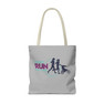 Moms Run This Town Black Handle Tote Bag