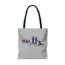 Moms Run This Town Black Handle Tote Bag